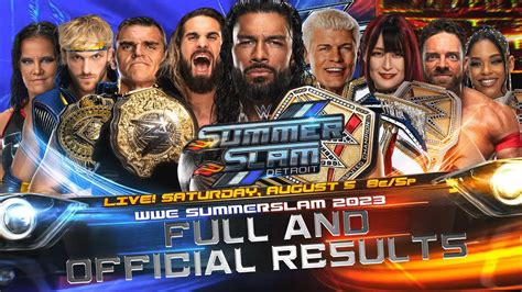 wwe summerslam 2022 results|summerslam results 2023.